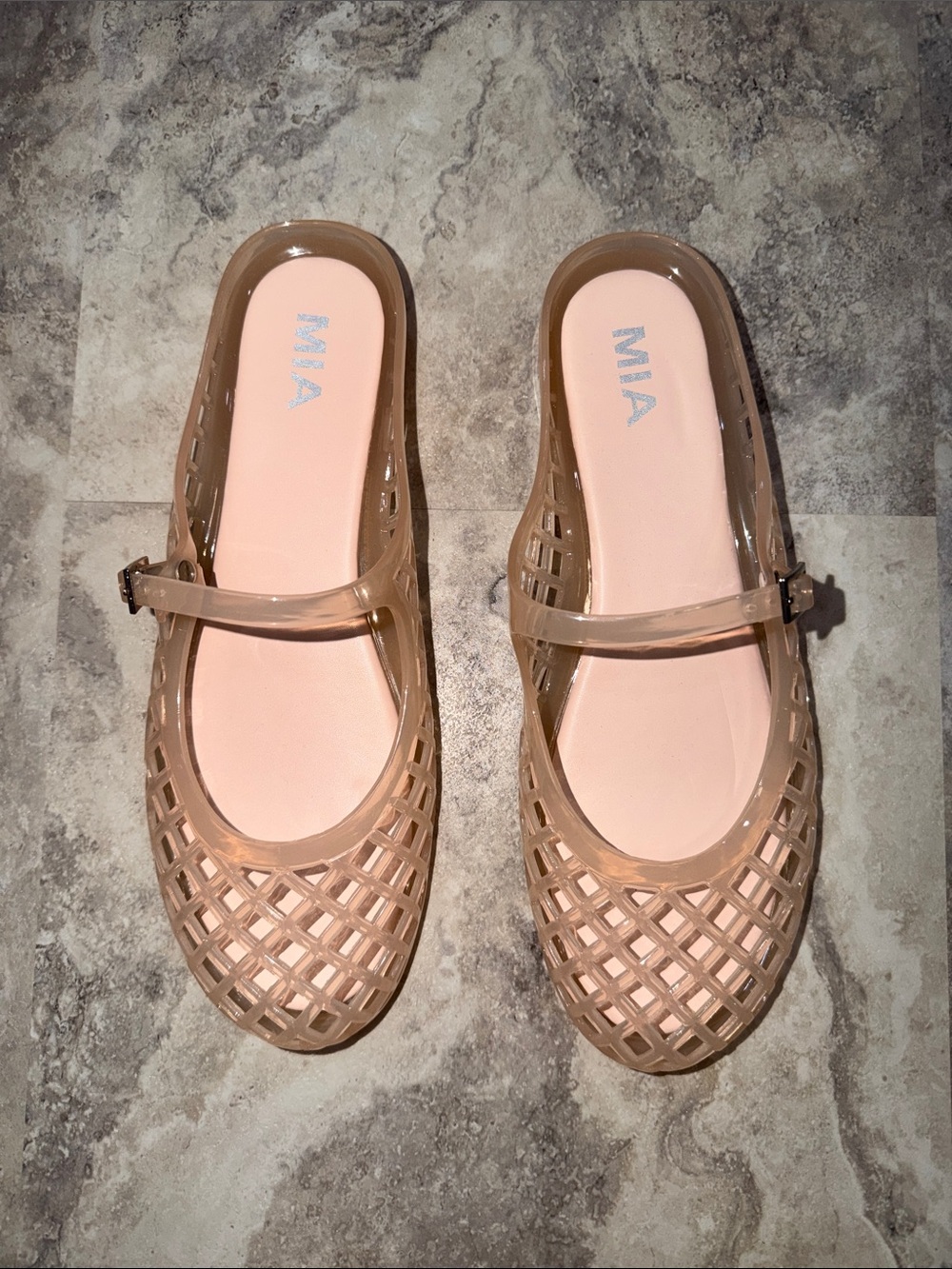 MIA jelly shoes